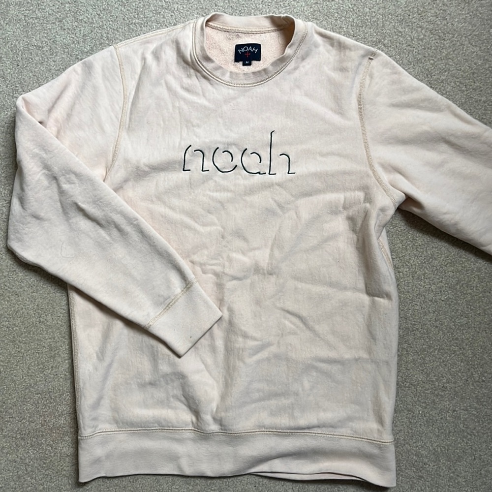 Noah Pink embroidered Crewneck m